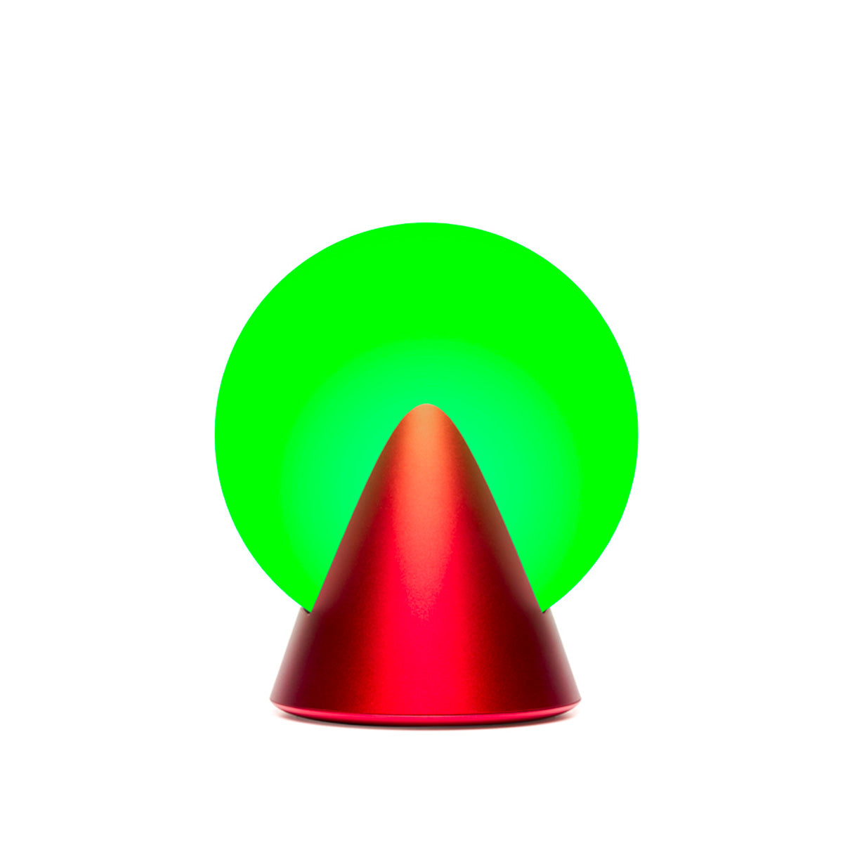 Lexon Conic Spherical Portable Led Lamp - Red
