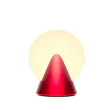 Lexon Conic Spherical Portable Led Lamp - Red