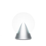 Lexon Conic Spherical Portable Led Lamp - Alu Polish - Side View