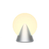 Lexon Conic Spherical Portable Led Lamp - Alu Polish - Rear View