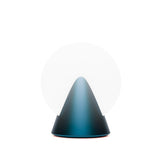 Lexon Conic Spherical Portable Led Lamp - Blue - Front View