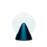 Lexon Conic Spherical Portable Led Lamp - Blue - Top-Down View