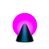 Lexon Conic Spherical Portable Led Lamp - Blue - Low Angle