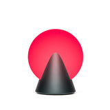 Lexon Conic Spherical Portable Led Lamp - Grey - Front View