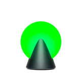 Lexon Conic Spherical Portable Led Lamp - Grey - Close-Up Angle