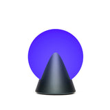 Lexon Conic Spherical Portable Led Lamp - Grey - Low Angle