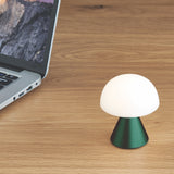 Lexon Mina Mini Led Lamp - Green - Side View