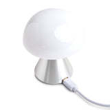 Lexon Mina Mini Led Lamp - Alu Polish - Side View