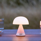 Lexon Mina M Medium Portable Led Lamp PANTONE - Rose Pink - Top-Down View