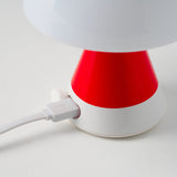 Lexon Mina M Medium Portable Led Lamp PANTONE -2035 Red - Side View