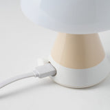 Lexon Mina M Medium Portable Led Lamp PANTONE - Sand - Side View