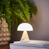 Lexon Mina M Medium Portable Led Lamp PANTONE - Sand - 45-Degree Angle