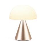 Lexon Mina L Large Portable Led Lamp - Gold - Front View