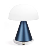 Lexon Mina L Large Portable Led Lamp - Blue - Side View