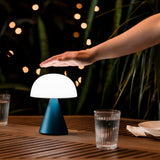Lexon Mina L Large Portable Led Lamp - Blue - 45-Degree Angle