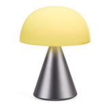 Lexon Mina L Large Portable Led Lamp - Gunmetal - Front View
