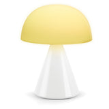 Lexon Mina L Large Portable Led Lamp - White - Front View