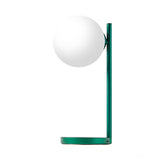 Lexon Bubble Desk Lamp With Built-In Wireless Charger - Green - Front View