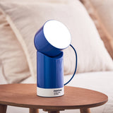Lexon Orbe Portable Led Lamp With Moving Head PANTONE - Classic Blue - Front View