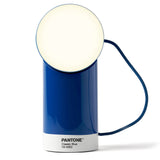 Lexon Orbe Portable Led Lamp With Moving Head PANTONE - Classic Blue - Side View