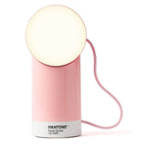 Lexon Orbe Portable Led Lamp With Moving Head PANTONE - Rose Pink - Side View