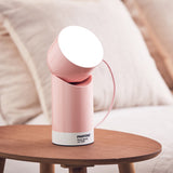 Lexon Orbe Portable Led Lamp With Moving Head PANTONE - Rose Pink - Top-Down View