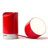 Lexon Orbe Portable Led Lamp With Moving Head PANTONE - 2035 Red - Side View