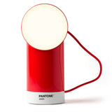 Lexon Orbe Portable Led Lamp With Moving Head PANTONE - 2035 Red - 45-Degree Angle