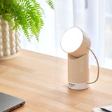 Lexon Orbe Portable Led Lamp With Moving Head PANTONE - Sand - Front View