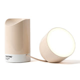 Lexon Orbe Portable Led Lamp With Moving Head PANTONE - Sand - 45-Degree Angle