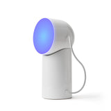 Lexon Orbe Portable Led Lamp With Moving Head - White - Front View