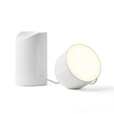 Lexon Orbe Portable Led Lamp With Moving Head - White - Top-Down View