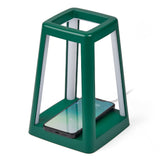 Lexon Lantern Portable Lamp With Built-In Wireless Charger - Green - Front View