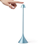 Lexon Steli Bell Infinitely Pairable Table Lamp - Blue - Front View