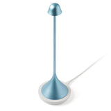 Lexon Steli Bell Infinitely Pairable Table Lamp - Blue - Side View