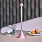 Lexon Steli Bell Infinitely Pairable Table Lamp - Pink - Top-Down View
