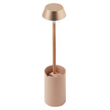 Lexon Mimi Flexible LED Lamp - Gold - Side View