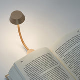 Lexon Mimi Flexible LED Lamp - Gold - Top-Down View