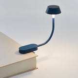 Lexon Mimi Flexible LED Lamp - Dark Blue - Front View