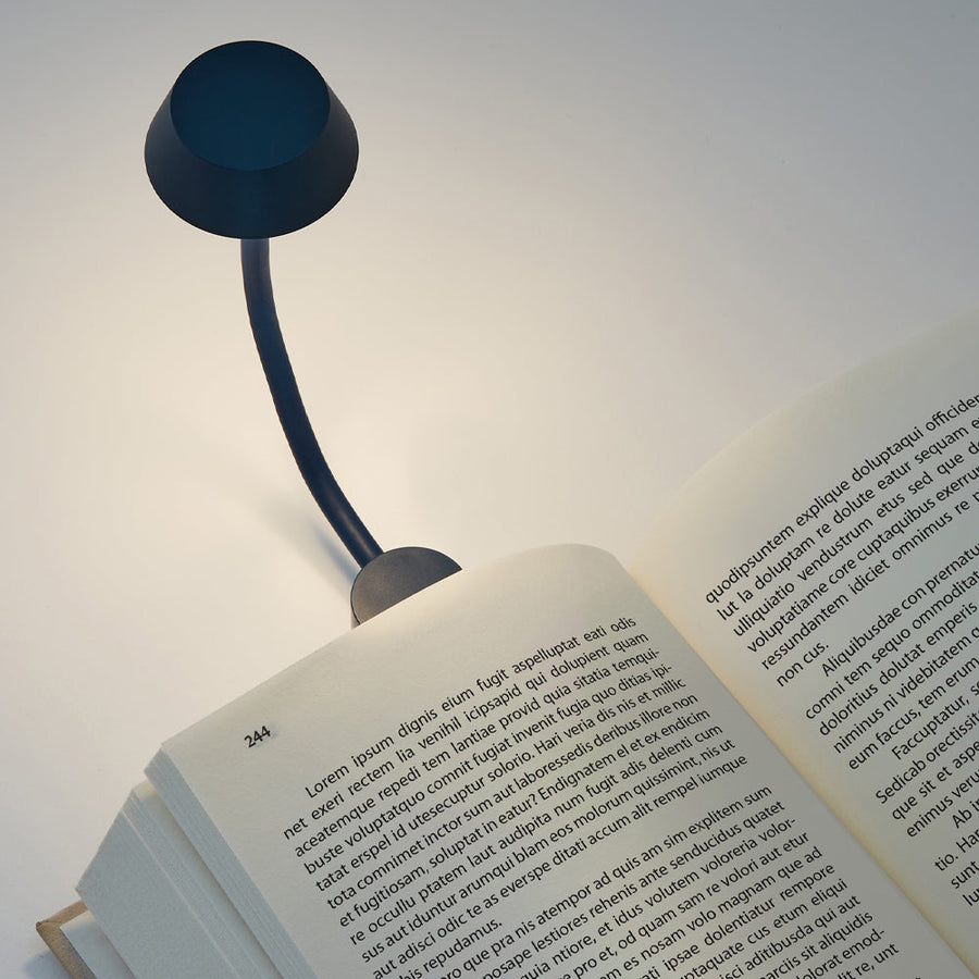 Lexon Mimi Flexible LED Lamp - Dark Blue, image 4