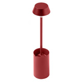 Lexon Mimi Flexible LED Lamp - Dark Red - Side View