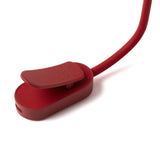 Lexon Mimi Flexible LED Lamp - Dark Red - Rear View