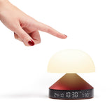 Lexon Mina Sunrise Sunrise Alarm Clock - Red - Top-Down View