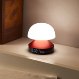 Lexon Mina Sunrise Sunrise Alarm Clock - Red - Close-Up Angle