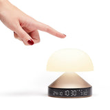 Lexon Mina Sunrise Sunrise Alarm Clock - Gold - Side View