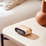 Lexon Minut Mini Alarm Clock - Gold - Top-Down View