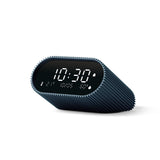 Lexon Ray Clock Lcd Alarm Clock With Temperature / Humidity Display - Blue - Side View