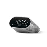 Lexon Ray Clock Lcd Alarm Clock With Temperature / Humidity Display - Alu Polish - Top-Down View