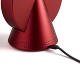 Lexon Conic Radio Alarm Clock With Fm & Built-In Bluetooth Speaker - Red - Extra Image