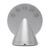 Lexon Conic Radio Alarm Clock With Fm & Built-In Bluetooth Speaker - Alu Polish - 45-Degree Angle